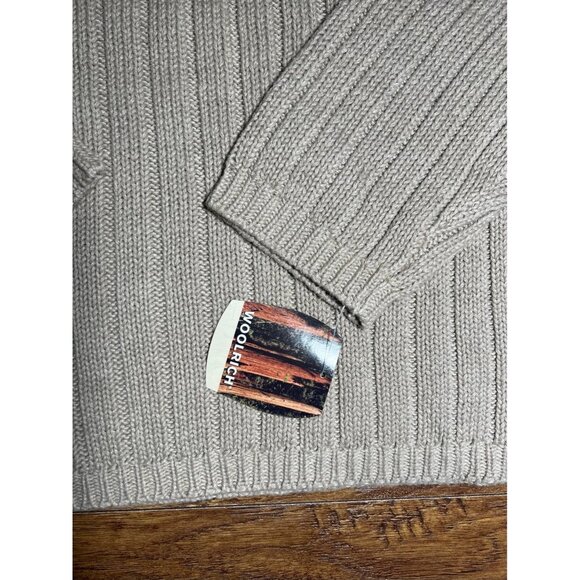 Woolrich Crew Neck Cable Knit Sweater Men’s Size XXL Ramie Blend VTG New - Picture 2 of 11